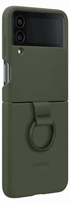 Image de SAMSUNG EF-PF721TG - Coque Silicone avec Anneau Khaki G Z FLIP 4