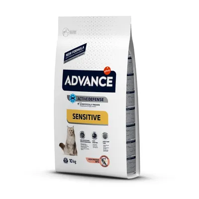 Zdjęcie produktu dla ADVANCE Adult Salmon Sensitive - sucha karma z łososiem dla kotów wrażliwych 10kg