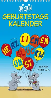 Produktbild von Uli Stein Geburtstagskalender 2026: Wandkalender