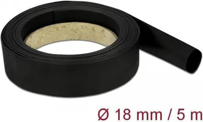 Image de DELOCK Schrumpfschlauch 5 m x 18 mm schwarz