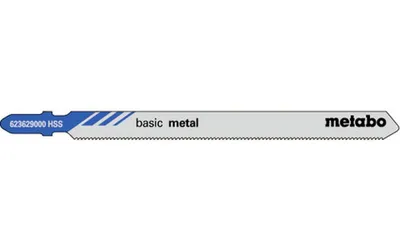 Produktbild von Metabo 5 Stichsägeblätter basic metal 106/ 1,2 mm, HSS