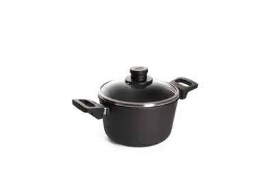 Produktbild von Woll Titanium Nowo Gusstopf mit Glasdeckel: Ø 20 cm, 12 cm hoch, 3 Liter, Alle Herdarten inkl. Induktion