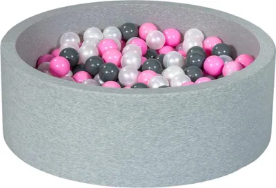 Produktbild von Bällebad Spielplatz + 300 Perlenbälle, hellrosa, grau