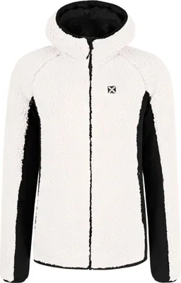 Productafbeelding van MONTURA Sherpa Maglia, dames outdoor fleecejas met capuchon, kleur: wit, maat: M