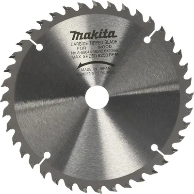 Produktbild von Makita A-86044 Kreissägeblatt TCT 165 x 20 mm 40 Zähne für genageltes Holz