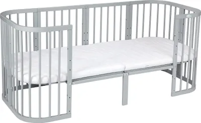 Produktbild von Erweiterung auf 174cm für 7in1 Babybett, KEIN BETT, Grau,Grau