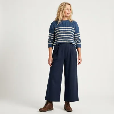 Produktbild von Freizeithose OriginalYou Damen Culotte Softsilk-Jersey bequeme Stoffhose 40-44