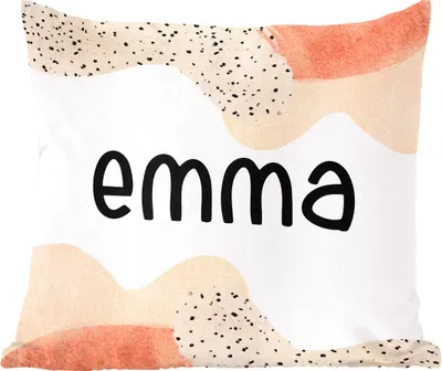Produktbild von MuchoWow® Zierkissen Sofakissen Wohnzimmer Dekokissen 50x50 cm Emma - Pastell - Mädchen - Komfort - Sofakissen