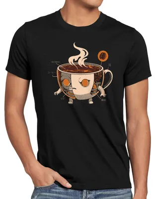 Produktbild von style3 Coffee Kaiju Herren T-Shirt