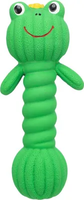 Produktbild von TRIXIE Frosch-Hantel, Latex, 18 cm