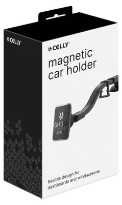 Produktbild von Celly GHOSTSUPERFLEX, Handy/Smartphone, Passive Halterung, Auto, Schwarz