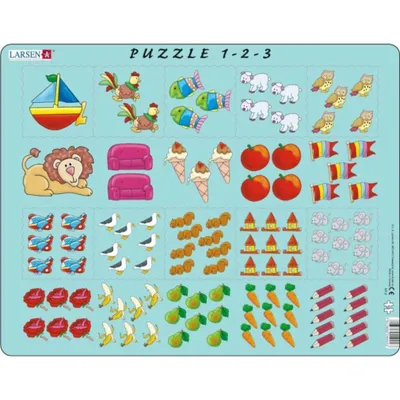 Zdjęcie produktu dla LARSEN puzzle obrazkowe liczące 10 elementów