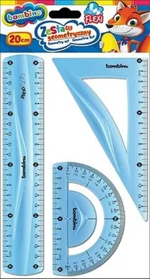 Imagen del producto de Bambino, juego geométrico de 3 piezas, 20 cm