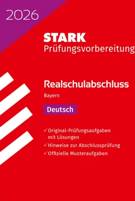 Produktbild von STARK Deutsch - Realschulabschluss 2026 Bayern - Prüfungsvorbereitung