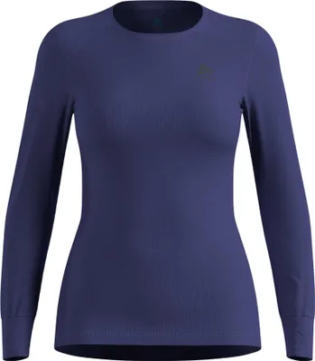 Produktbild von Thermounterwäsche mit langen Ärmeln Odlo BL TOP Crew Neck L/S ACTIVE WARM Größe S Blau