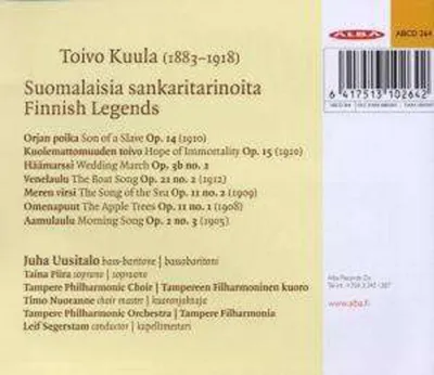 Obrázok produktu pre Toivo Kuula (1883-1918) - Chorwerke "Finnish Legends"