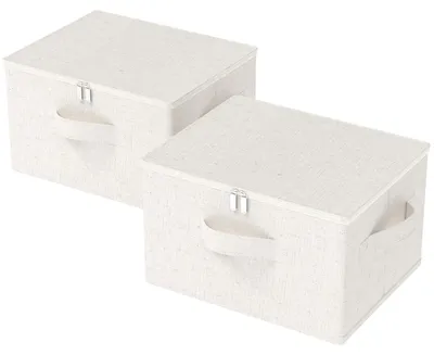Produktbild von Set von 2 Faltbaren Aufbewahrungsboxen für Kleidung und Accessoires