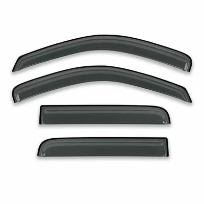 Image de Déflecteur de vitre pour voiture, déflecteur de vent, noir mat, Mitsubishi L200/Triton, noir