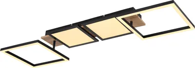 Produktbild von Globo Lighting Deckenleuchte Metall schwarz matt, LED