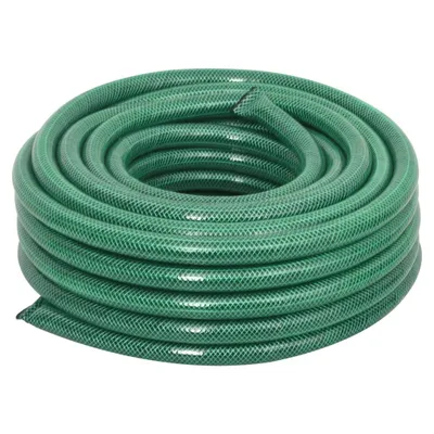 Produktbild von vidaXL Gartenschlauch mit Kupplung-Set Grün 0,75" 100 m PVC