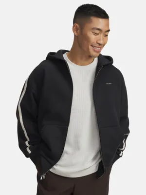 Obrázok produktu pre Pánska mikina Under Armour UA Icon Heavy Rib FZ-BLK, veľkosť XL