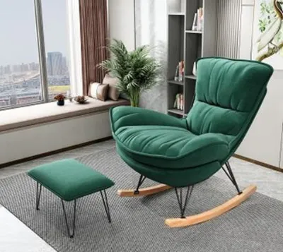 Produktbild von Sessel Designer Stuhl Polster Relax Textil Hocker  Einsitzer Club Sofa Neu Möbel