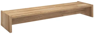 Produktbild von Monitorständer ZOOM, Wildeiche – Bildschirmerhöhung 100cm für 2 Monitore, ergonomischer Schreibtischaufsatz, Organizer für Schreibtisch