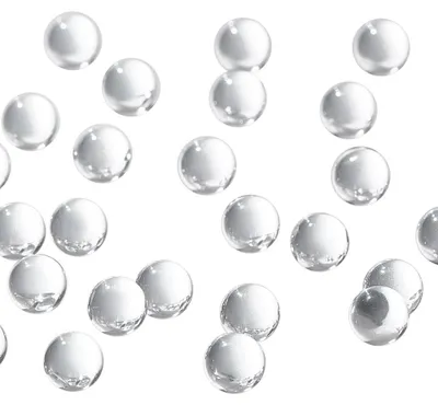 100 Stück transparente Glaskugeln 4 mm für DIY-Schmuck und Deko