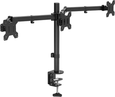 Produktbild von Monitorarm - Bildschirmhalterung - Ergonomisches Arbeiten - Für drei Bildschirme - 13-24 Zoll - Schwarz
