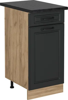 Produktbild von Küchenunterschrank Vicco R-Line Anthrazit Landhaus 40 cm , AP Anthrazit, Model 54022