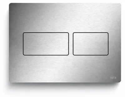 Produktbild von TECE WC-Betätigungsplatte TECEsolid, Edelstahl, für Zweimengentechnik, 9240430