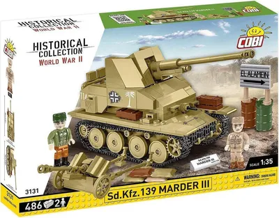 Obrázok produktu pre Cobi Historical Collection Druhá svetová vojna 3131 SD.KFZ. 139 Marder III 3131