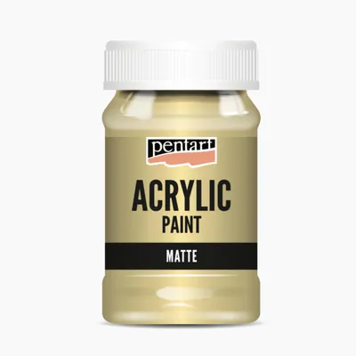 Produktbild von PENTART Acrylfarbe matt, 100 ml, Weißkaffee