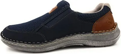 Immagine prodotto di Rieker scarpe da uomo scarpe da ginnastica slip-on blu tempo libero, numero di scarpe: 40 EU