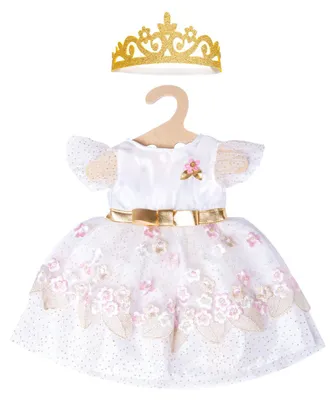 Image de Poppenjurk Prinses met Kroon, 35-45 cm