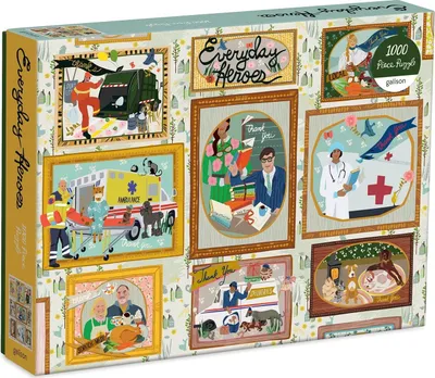 Produktbild von GALISON Puzzle Everyday Heroes 1000 Teile