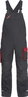 Produktbild von ENGEL Latzhose Galaxy 3810-254-79757 Gr. 48 anthrazit grau/tomato red