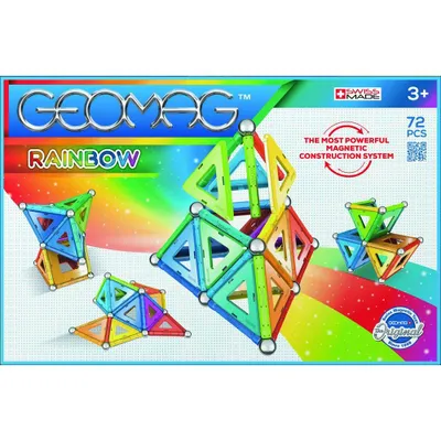Produktbild von Geomag Rainbow 72 Teile 0 0 STK