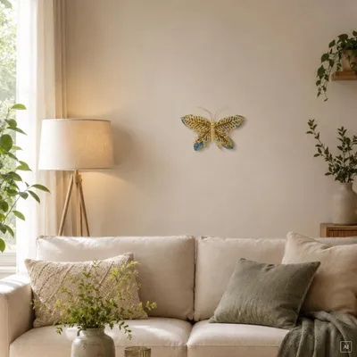 Produktbild von abc HOME | Wandddeko Schmetterling | Metall