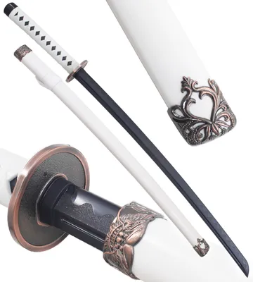 Produktbild von One Piece Katana aus Kunststoff Polypropylen Zoro Schwert Wado Ichimonji 105 cm Trainingskampf + Scheide