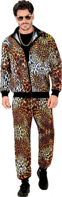 Obrázok produktu pre Párty tepláková súprava "Leopard" pre dospelých | Orange Veľkosť: XXL