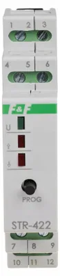Produktbild von F&F | Rollladensteuerung STR-422 - 1-Knopf - Schwarz - Programmierbar - Für elektrische Rollläden