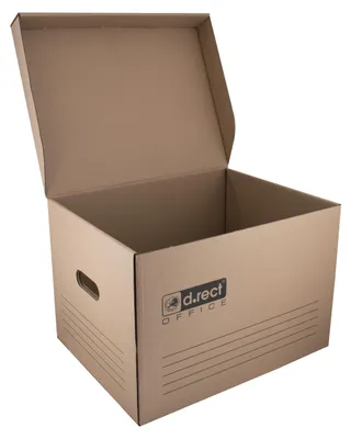 Obrázek produktu pro D.RECT Sada 12 archivních krabic KEEP.IT 2100, formát A4, třívrstvá lepenka