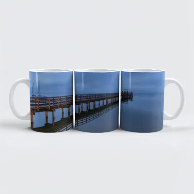 Produktbild von raxxa Premium-Tasse "Der Dampfersteg"