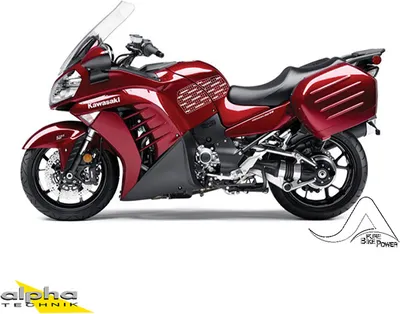 Produktbild von Stompgrip schwarz, Kawasaki 1400 GTR, 2010-16 GTR1400 ZGT40E