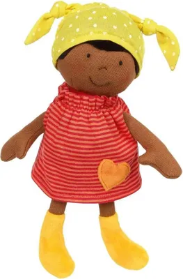 Produktbild von sigikid Brenda Bilipup Puppe, Stoffpuppe, Kuschelpuppe, Kinder Spielzeug, Rot , 39650
