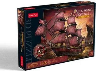 Produktbild von CUBICFUN - 3D Puzzle Queen Annes Revenge 391 Teile