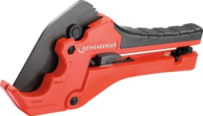 Obrázek produktu pro Rothenberger ROCUT 42 TWIN CUT řezačka plastových trubek 0 - 42 mm řezy ( 1000003011 ) pro řezání PE / MSR / PEX / PB / PVC / PPR trubek.