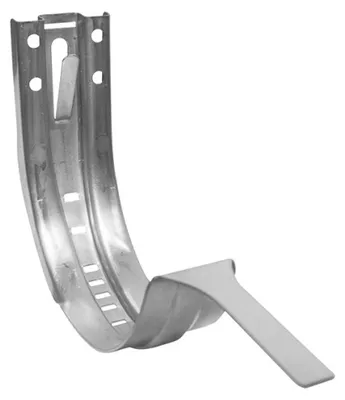 Produktbild von ZAMBELLI Stirnbretthalter verzinkt RG 333 Silber Dachrinnenhalter für Dachrinne halbrund, Montage ohne löten