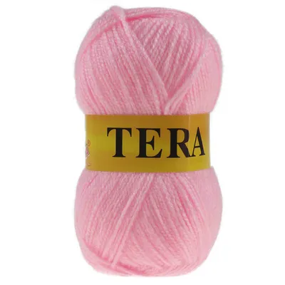 Produktbild von 100g Strickgarn TERA Uni Strickwolle Handstrickgarn Klassikgarn Farbwahl 1/2, Farbe:94 hellrosa